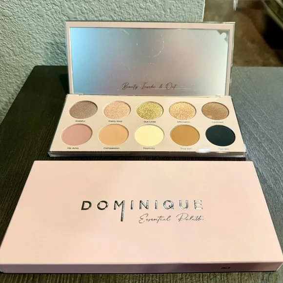NEW Dominique Eyeshadow Essential Palette - 10 Neutral Colors - Picture 1 of 5